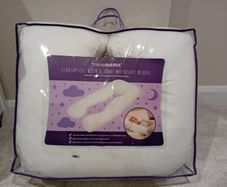 Clevamama Therapeutic Body & Bump Maternity Pillow - White