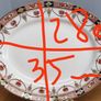 Vintage Arklow Pottery Oval Serving Platter: Alton Design, Gold Trim Image 4