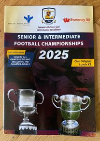 2025 Galway Football Championship Senior & Intermediate Group Games Programme