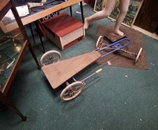Vintage Childs Lever Driven Hand Cart