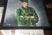 Painting of A young Michael Collins Signed Aine