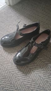 black shoes