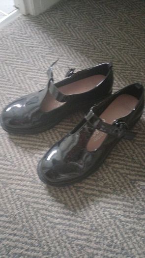 black shoes