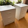 x2 Bedside lockers Image 3