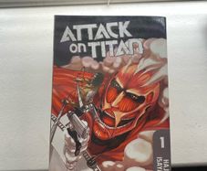 aot manga english volume 1-5 good condition