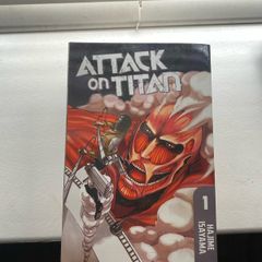 aot manga english volume 1-5 good condition