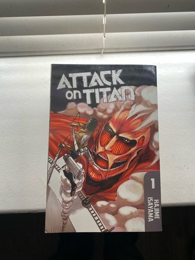 aot manga english volume 1-5 good condition