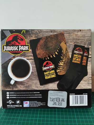 Jurassic Park A5 Notebook & Socks Gift Set