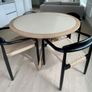 Dining table and chairs new, used for show apartment Image 3