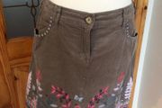 White Stuff Pin Cord Pencil Skirt size 12 includes postage