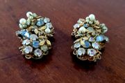 Vintage "Robert" filigree clip on earrings