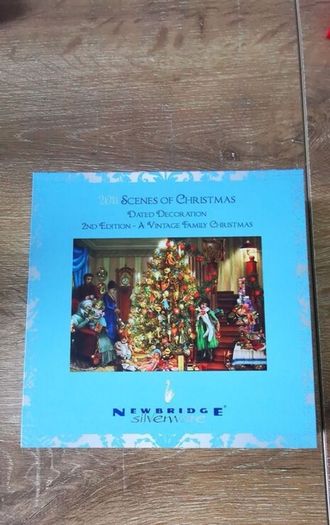 Newbridge Silverware Annual Christmas Collectible 2011 Scenes of Christmas Rare & Boxed