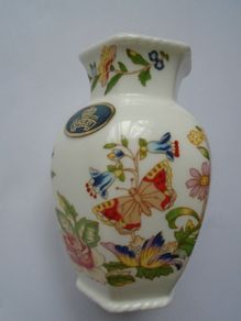 Aynsley vase, Cottage Garden design, Fine bone china, Home decor, Vase