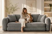 Softy Compressed Pull Out Sofa Bed - Grey