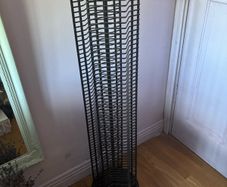 Vintage Metal Wire CD storage towel, black