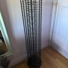 Vintage Metal Wire CD storage towel, black