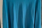 Blue long sleeve top size L 14-16