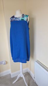 Size 16 blue soft dress Hotsquash