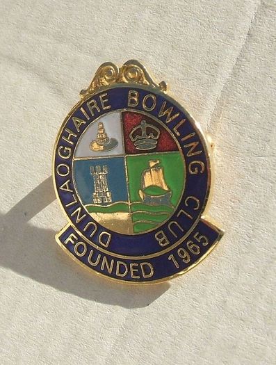 Dunlaoghaire Bowling Club (Dublin) - membership badge (c.1980's)