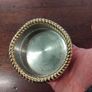 Chrome and Brass Wine Coaster Image 3