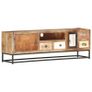 TV Cabinet 120x30x40 cm Solid Reclaimed Wood Image 2