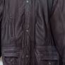 Vintage Dark Brown Leather Jacket Image 6
