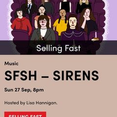 2 Tickets Sounds from a Safe Harbour - SIRENS - Hosted by Lisa Hannigan