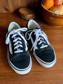 Black & White Old School Vans UK 2
