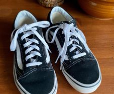 Black & White Old School Vans UK 2