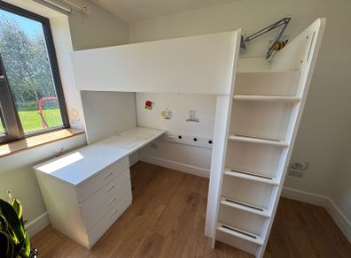 IKEA STUVA Loft Bed with Desk & Storage Excellent Condition