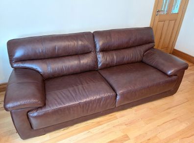 Leather Sofa Suite