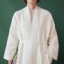 Zara Manteco Wool Ecru Robe Coat Image 2