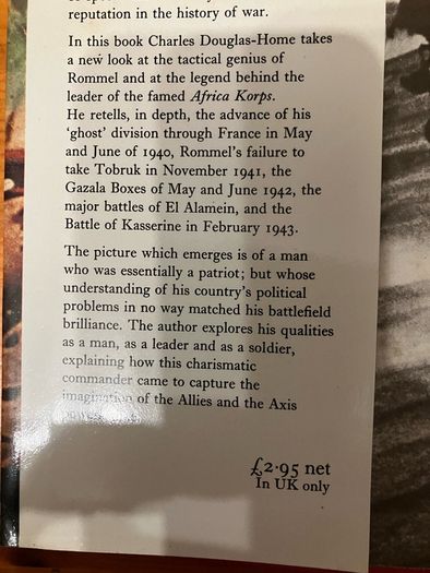 War  book: 'The Great Commanders Rommel'