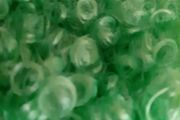 New green curly wig