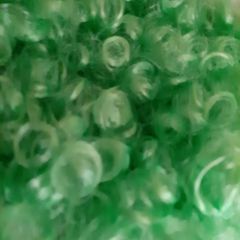 New green curly wig
