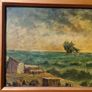 Early Nineteenth Century Shipwreck Scene Oil on Canvas Image 6