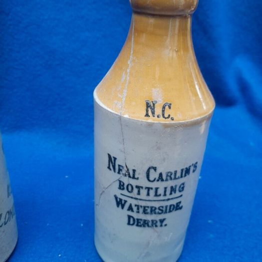 Neal Carlins Derry bottle and london Derry bottle