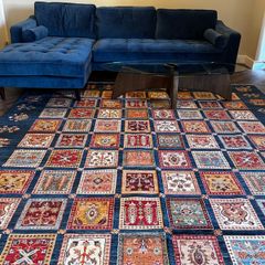 Hand Knotted Afghan Rug 10m sq