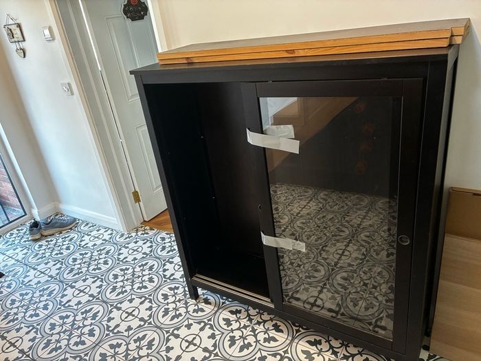 glass display cabinet