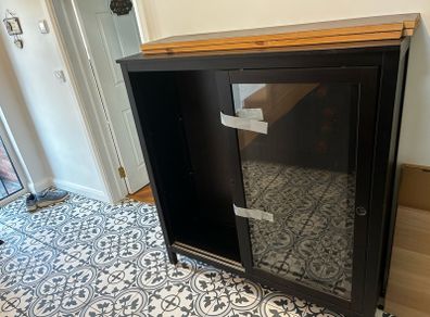 glass display cabinet