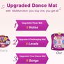 Dance Mat Toys for Girls, Play Mat with LED Lights, Adjustable Volume, 3 Game Modes, Built-in Music, Dance Game Pad Toy Christmas Birthday Gifts (FREE POSTAGE) Image 6