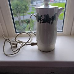 Electric ceramic coffee pot