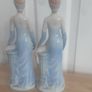 Ornament/Two Glazed Lady Figurines ..  for12.00euro Image 5