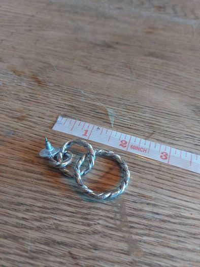 Silver Coloured Earrings