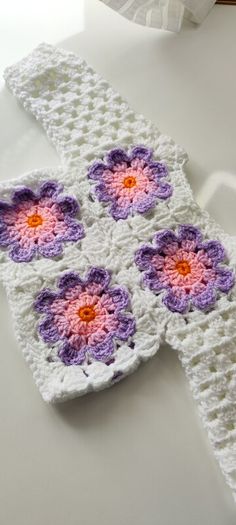 Handmade granny square baby cardigan