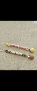 Baby soother clips handmade
