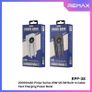 REMAX - RPP-38 20000mah Pinjur Series PD+QC Built In Cable Fast Charging Power Bank ( PD 20W + QC 22.5W ) - White Image 3