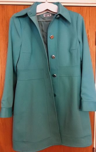 Vintage INEPTIE Coat & Matching Mini Dress  Retro Style