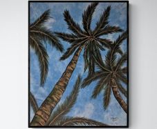 Original hand paint picture, painting by Strzala
