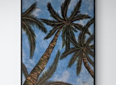 Original hand paint picture, painting by Strzala
